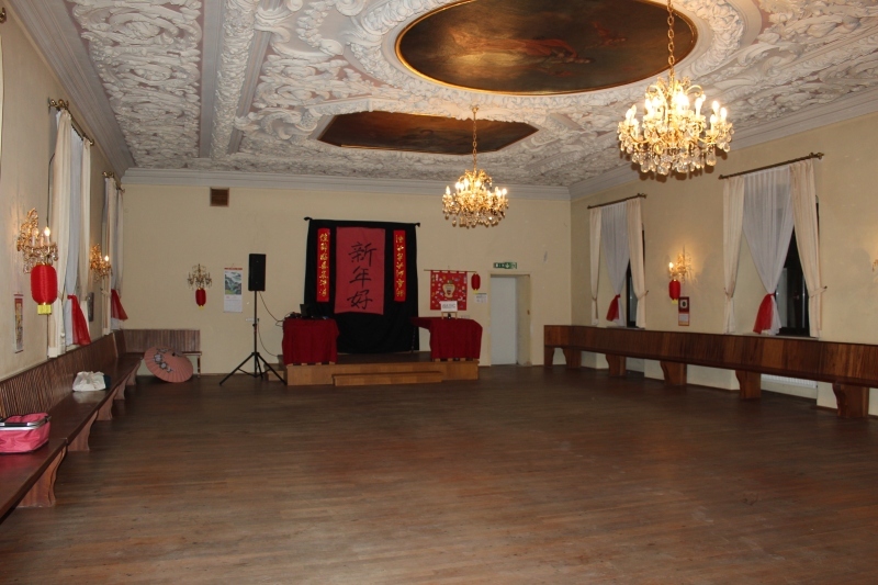 Unser toller Saal ist bereit für die Gäste